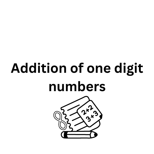 Addition of one digit numbers 